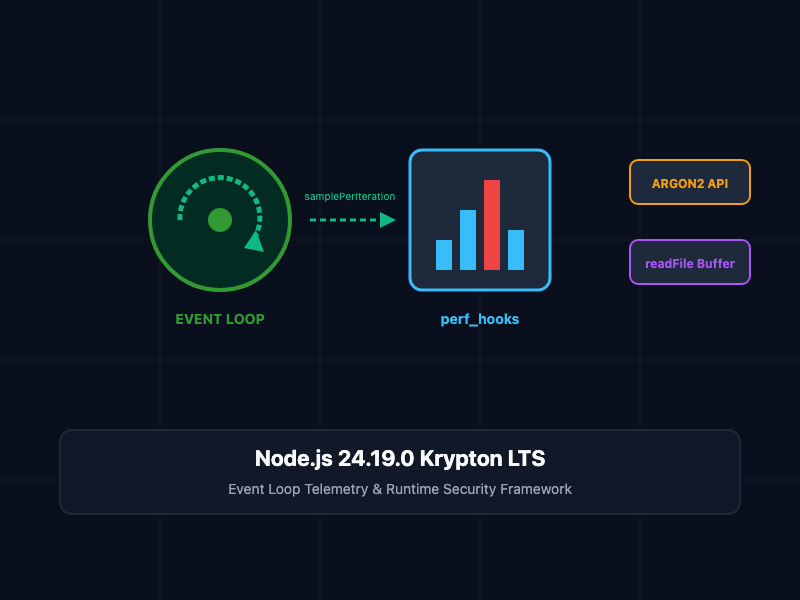 What Is New in Node.js 24.19.0 "Krypton": Event Loop Monitoring and Crypto Upgrades